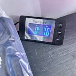 Vince  Linen Popover‎ Top Navy Blue Medium Photo 6