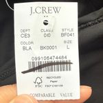 J.Crew NWT  Scalloped One-Piece Swimsuit in Solid Black BF041 Women's L Photo 9