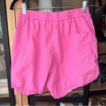 Anthropologie SUNDRY shorts high waisted barbie pink performance hiking activewear workout Photo 4