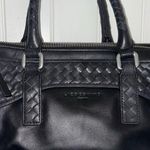 Liebeskind Black Leather Bag with Woven Design Photo 0