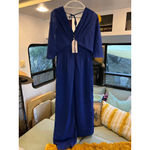 Women's Top Dress Brand Blue Jumpsuit Size 2 Photo 2