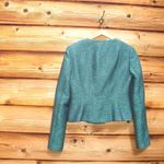 Elie Tahari  Brenna Teal Moto Jacket Photo 4