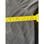 We The Free Free People  Grey Metallic Long Sleeve Top‎ Women's Extra Small Photo 6