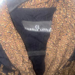 VintagCarole Little Cardigan Jacket Size Med to Laege Black and Gold with Beads Photo 1