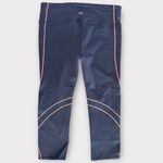 GapFit Black Capri Leggings with Coral Accent Lines (1040) Photo 5