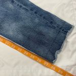 American Eagle  Size 4 Tomgirl Straight Baggy Distressed Jeans Stretch Raw Hem Photo 7