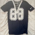 Nike Custom  Dallas Cowboys Lace Up V Neck Photo 0