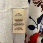 Maeve  Anthousia Blue and Red Watercolor Floral Bell Sleeve Knit Sweater Dress XS Photo 6