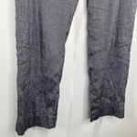 Banana Republic  Avery Blue Linen Cotton Blend Dress Pants Women's Size 6 Photo 2