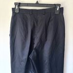 Escada Navy Blue Trouser Slack High Waist Straight Leg Dress Pant Designer Size 6 Photo 4