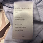 Naked Wardrobe Microrib One-Shoulder Crop Tank in light lavender Photo 3