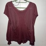Free People Mauve T-shirt size M Photo 3
