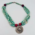 Boho Southwestern Turquoise & Orange Multi Photo 4