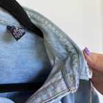 Gap Vintage  Denim Western Bow Shirt Button Down Coastal Cowgirl Dainty Large Photo 5