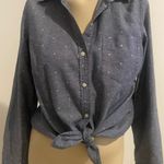 Old Navy 🛍 DENIM COLOR BUTTON DOWN SHIRT SIZE S, EXCEL. COND.🛍 Photo 4
