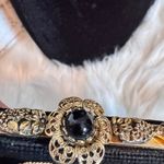 Floral Embroidered Black‎ Handbag Black Photo 8