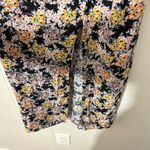 AFRM Hazel Women's Floral Smocked Gold Bouquet V Neck Midi Romantic Dress Size M Black Size M Photo 4