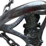 Vintage Native American Southwestern Inlaid Hearts Slave Bracelet/Ring Silver Photo 7