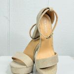 Top Moda  Women's Gold Platform Heels Photo 1