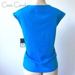 Juicy Couture 🆕 Sport Blue Short Sleeve Shirt Photo 2