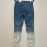 J. McLaughlin  Jaycie Jean 6 NWT $178 Cotton Stretch Straight Leg Blue Denim Ombre Photo 2
