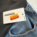 Sonoma New  Maternity Bootcut Jeans Women 16 XL Flare Denim Wide Leg Front Panel Photo 4