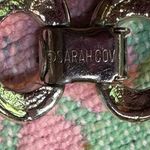 VINTAGE Sarah Coventry Silver Tone Faux Gemstone Cabochon Panel Bracelet Photo 6