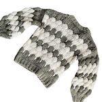 POL chunky knit balloon sleeve open front cardigan Photo 2