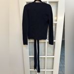 ZARA  SRPLS Limited Edition Navy Ribbed Sweater Size Medium M Wool Cashmere Blend Photo 3