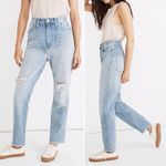 Madewell  The Mom Jean in Gilford Wash Light Wash Slouchy Jeans Size 30 | 10 Photo 1