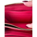 Prada Peonia Saffiano Logo Long Zip Clutch Wallet Photo 8