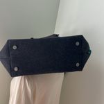 Levi's  wool tote with leather handles Photo 6