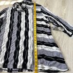 Habitat  Clothes to Live In 3D Knit Wavy Textured Cowl Neck Tunic L Lagenlook Art Photo 11