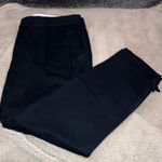 Kate Spade New York Black Colored Bow Cigarette Trousers, See Measurements Photo 0