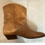 Dingo Women’s Vintage  Whipstitch Western Brown Ankle Boots Soft Leather Size 7 Photo 6