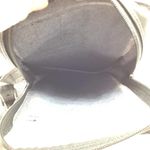 BRAND black leather travel bag w/adjustable strap Photo 9