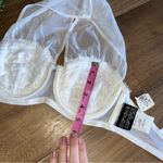 Victoria's Secret VS NWT Vintage Gold Label Candice Sheer Halter Appliqué Bra Photo 6