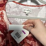 Wonderly  Red Pattern Short Sleeve Women’s Blouse Photo 2