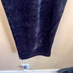 J.Jill PureJill Black Velveteen Velour Womens Dress Pants Size Large Work Witchy Black Photo 4