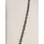 Vintage SAQ Avon Black Y Necklace Faceted Rhinestone Elegant Estate Teardrop 16" Photo 3