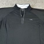 Ralph Lauren Lauren  Active Black Short Sleeve Zip Golf Athletic Top -‎ L Photo 0