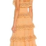 Tularosa  Julian Dress in Cantaloupe Orange XS Photo 1
