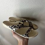 Crocs Leopard Print Two-Strap Slide Rubber Sandals Iconic Comfort Womens 8 Photo 1