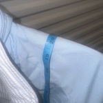 Vintage IZZI Jacket Blue PIN STRIP Women's Size MEDIUM Photo 4