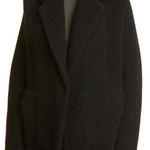 Vince  Sweater-Knit‎ Black Oversized Blazer Jacket Size L NWT Photo 0