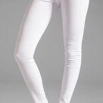 MOTHER The Looker Broken Mirror White Skinny Jeans Women's Size 30 Photo 0