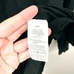 J.Crew  Ruffle-Trim V-neck Popover in Clip Dot Black Size S Photo 2