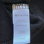 Athleta  Nirvana Go To Long Sleeve Cross Back Super Soft Sweatshirt Dress, blk, M Photo 11