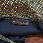 VTG GOLD SEQUIN SHIMMER DRESSY GLAM CAMI BLOUSE Size M Photo 2