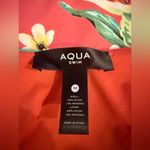 AQUA SWIM Ruched Coral Floral One Piece Swimsuit Size M Photo 9